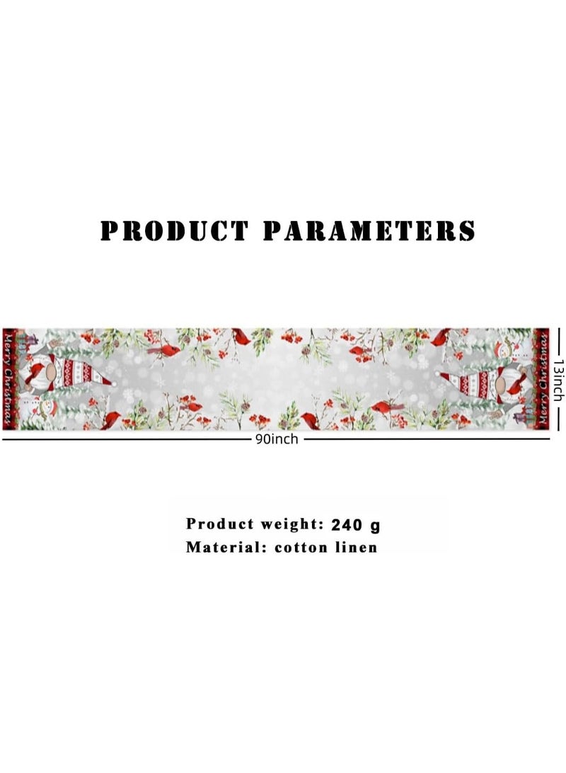 Christmas Table Runner 33x229 cm Table Cover - Image 2