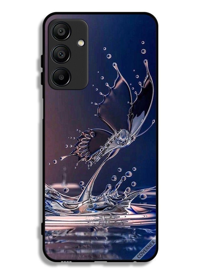 Covernex Samsung Galaxy A15 5G Protective Case Cover Water Drops Butterfly - Image 1