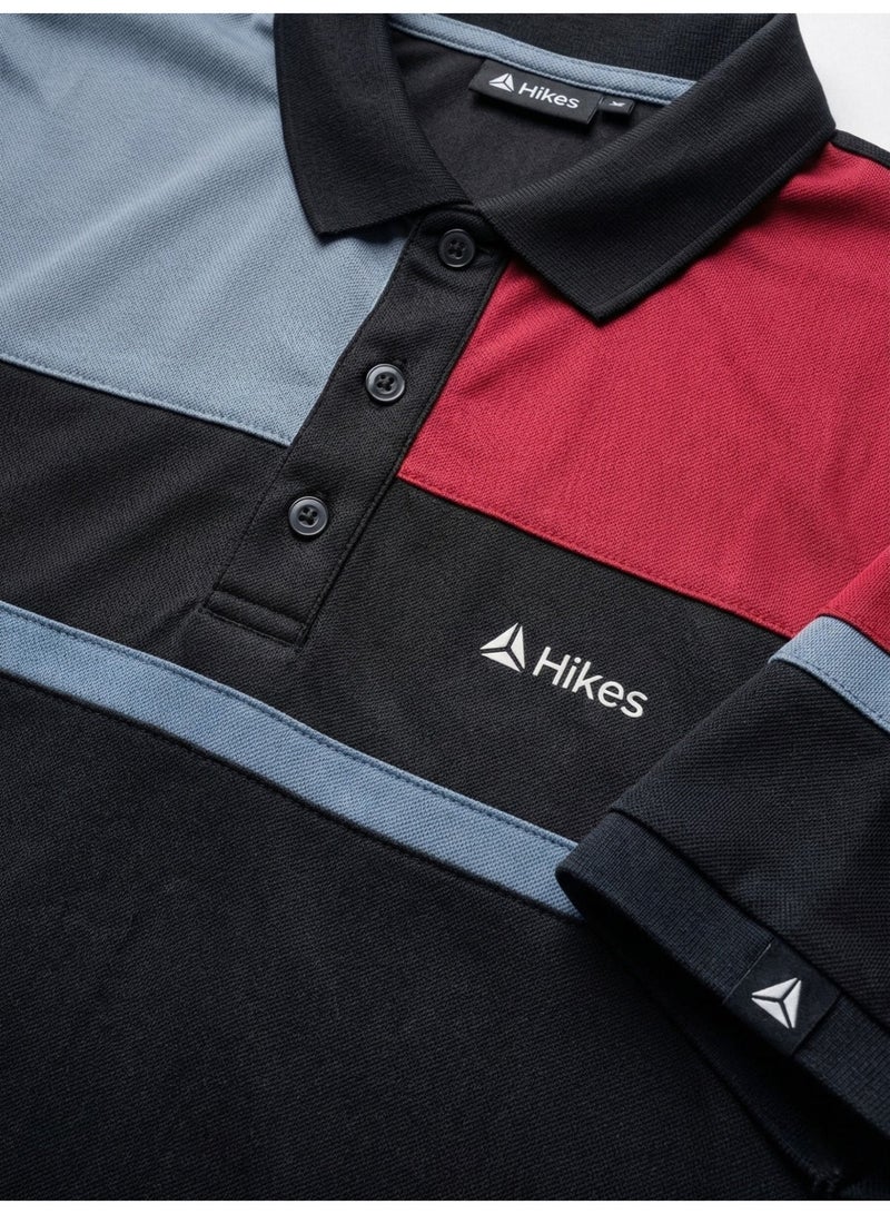 Hikes Premium Polo T-Shirt , Stretch Fit, Breathable & Stylish , Everyday Smart Casual Wear - Image 5