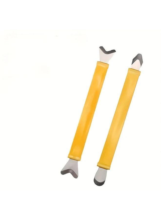 قطعتان من أداة تشطيب حشو البلاط من الفولاد التنغستيني لتطبيق الجراوت للمطبخ والحمام - Image 1