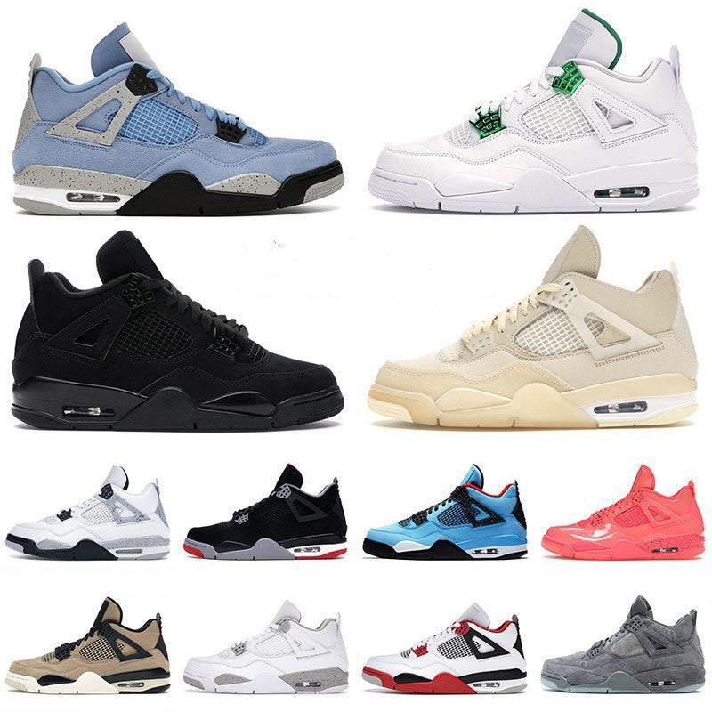 Putian Men'S And Women'S Shoes Aj4 Co-Branded Chanyi Paris Lava White Cement One-Piece Drop Shipping - Image 2