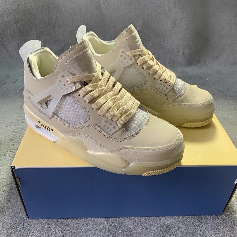 Putian Men'S And Women'S Shoes Aj4 Co-Branded Chanyi Paris Lava White Cement One-Piece Drop Shipping - Image 3
