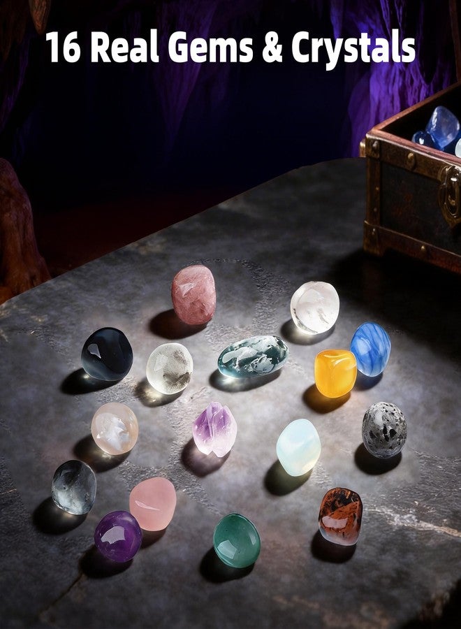 GobiDex Gemstones Dig Kit for Kids, Excavate 16 Real Gemstones, STEM Science Toy, Archaeology & Geology Science Gift for Boys and Girls Age 6+ - Image 4