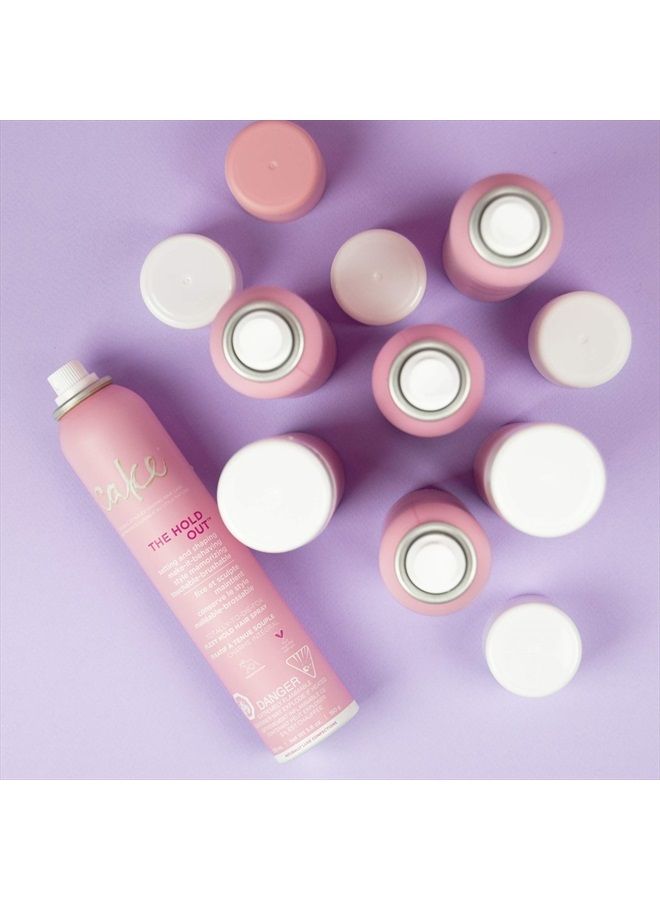 Cake Beauty رذاذ شعر مرن نباتي هولد آوت مع فيتامين E - رذاذ شعر خفيف الوزن للحجم والثبات ومكافحة التجاعيد - رذاذ شعر خالي من الكبريتات وخالي من القسوة - منتجات تصفيف الشعر المجعد للنساء - Image 3