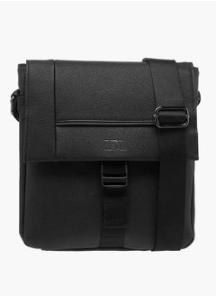 LBL by Shoexpress Men Textured Crossbody Bag with Adjustable Strap  - Image 2