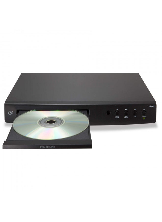 GPX - GPX DH300B 1080p Upconversion DVD Player with HDMI, Black - Image 1
