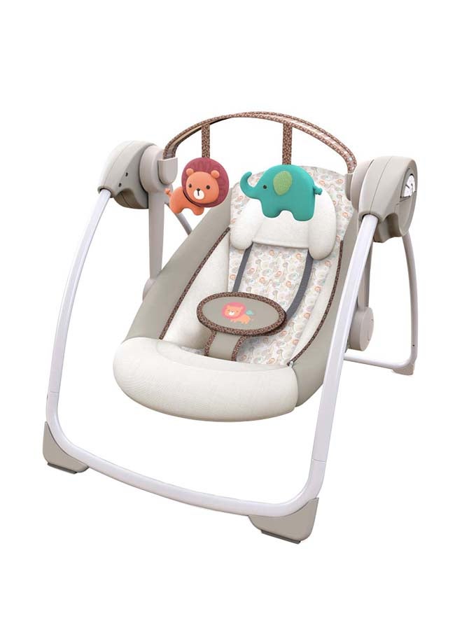 ingenuity إنجينيتي - أرجوحة الأطفال المحمولة سوتھ 'ن دلايت - مملكة دافئة، 0 إلى 9 أشهر - Image 1