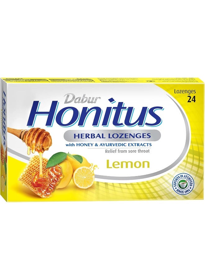 Dabur Honitus Herbal Lozenges - Lemon Flavor - Image 1