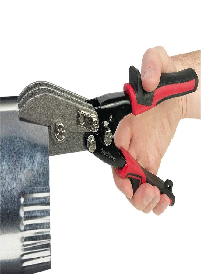 TruePower Gino Development 02-0105 TruePower 5-Blade Hand Crimper HVAC Ductwork Tool, 9-1/2" - Image 1