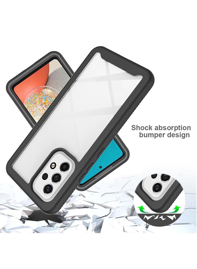S-TOP Case For Samsung Galaxy A53 5G Starry Sky Solid Color Series PC + TPU Phone Case with PET Film - Image 4