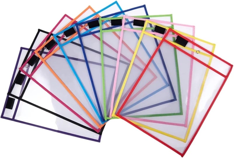 Anti slip Dry Erase Pockets 30-Pack PVC Dry Erase Pockets, Transparent Reusable File Bags with Sewn Edges Personal & public compatible Diverse use resistant crafted quality Intra-city fast distribution Simple practical structure Storage & transit friendly Individual group scene compatible Working day delivery service All storage type compatible Repeated use resistant selected material All environment compatible Multi usage Gulf climate fit Globally popular universal design Safe material Individual & group usable Rack friendly Integrated local logistics Transit damage prevent build Freeze crack proof Consistent single item quality Periodic stock arrangement Trendy budget practical design Wide range expanded design Multi-use detailed build - Image 2