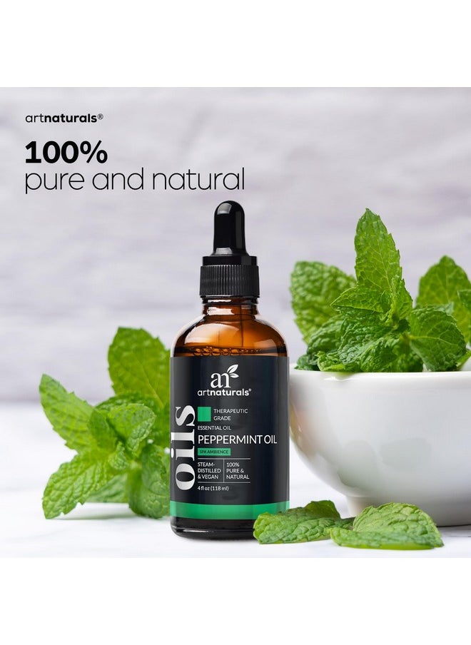 Peppermint Essential Oil (4.0 Fl Oz / 118Ml) 100% Pure Undiluted Premium Therapeutic Grade Mentha Peperita Fresh Mint For Hair Growth And Skin Aromatherapy Oil For Diffuser - pzsku/Z68CF93DB0FBC23C869E9Z/45/_/1721570702/982147dd-4c47-412b-a376-15c264ec7ee2