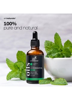 artnaturals Peppermint Essential Oil (4.0 Fl Oz / 118Ml) 100% Pure Undiluted Premium Therapeutic Grade Mentha Peperita Fresh Mint For Hair Growth And Skin Aromatherapy Oil For Diffuser  - Image 5