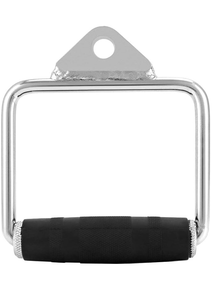 QWORK QWORK 2-piece cable pull handles with rubber grip, lat pull handle for training on the cable pull  - Image 2