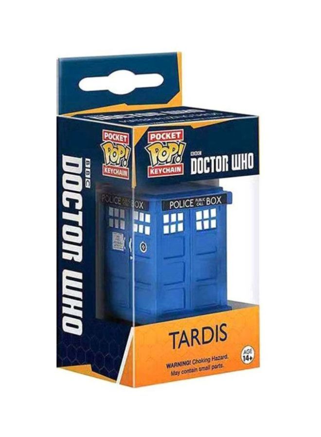 NIBEMINENT Pop! Doctor Who Police Booth Figure Toy Keychain  - Image 2