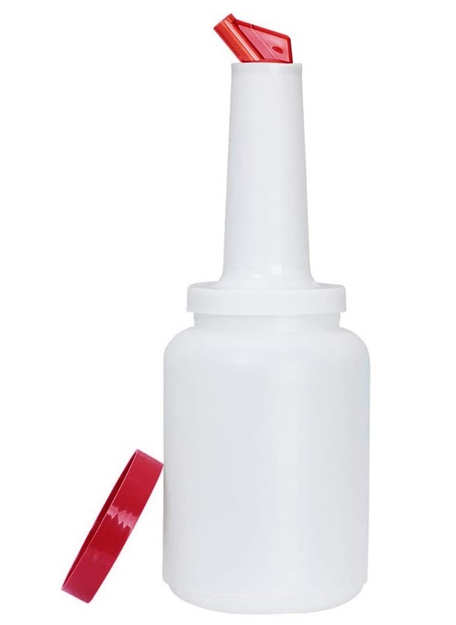 BarPros BarPros Store N Pour 2L Bottle -Fruit Juice Storage Containers- Streamline Your Bar Operations - Red - أحمر  - Image 1