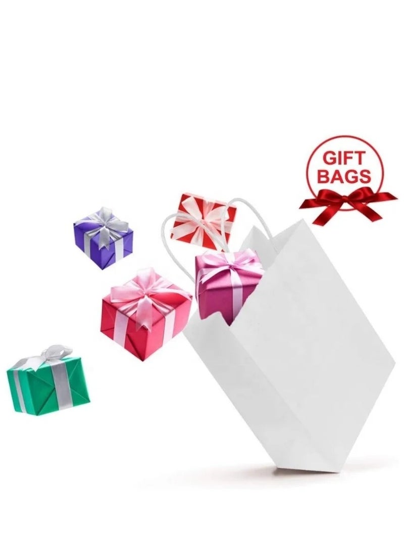 24pcs White Kraft Paper Bag 21×8×15cm Party Bags Ramadan Eid Gift Bags Birthday Gift Bags - Image 4