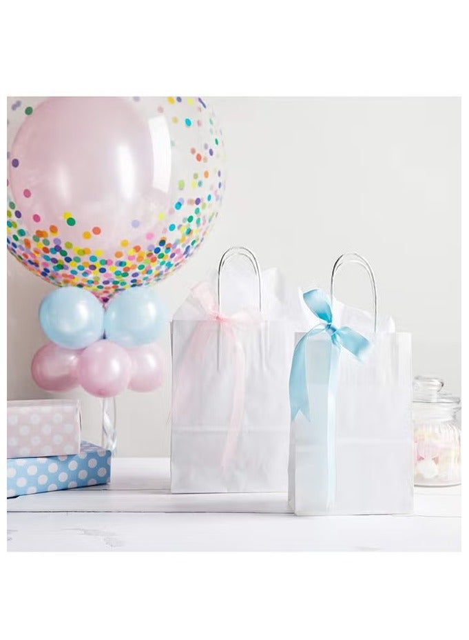 24pcs White Kraft Paper Bag 21×8×15cm Party Bags Ramadan Eid Gift Bags Birthday Gift Bags - Image 5