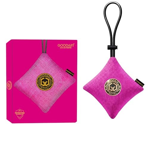 GOODAIR 3.0 Premium Non-Electric Car Air Purifier | Stylish Pink | Patented Technology | Clinically Proven to Prevent Motion Sickness | Tested & Certified to Absorb Toxic Gases | 24/7 Purification - Image 1