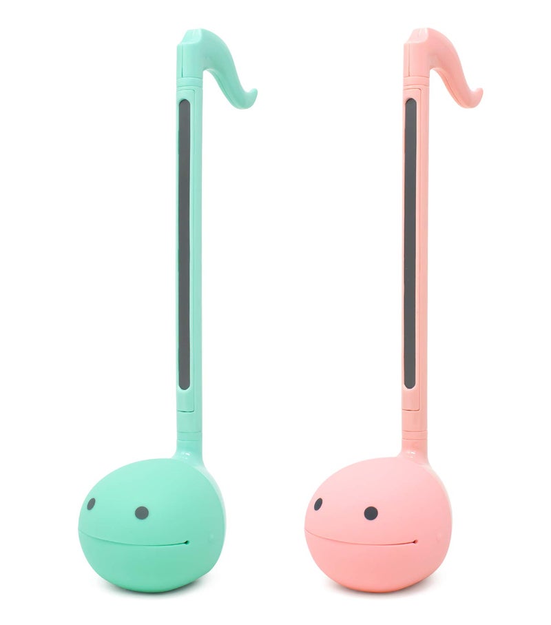 Otamatone أوتاماتون - آلة موسيقية إلكترونية يابانية محمولة من استوديو مايو دينكي، فائزة بجوائز، هدية تعليمية ممتعة للأطفال والمراهقين والبالغين - مجموعة النعناع والفراولة - Image 1