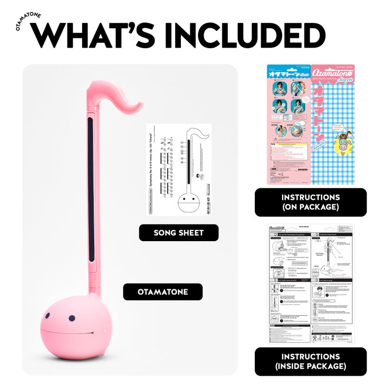 Otamatone أوتاماتون - آلة موسيقية إلكترونية يابانية محمولة من استوديو مايو دينكي، فائزة بجوائز، هدية تعليمية ممتعة للأطفال والمراهقين والبالغين - مجموعة النعناع والفراولة - Image 5