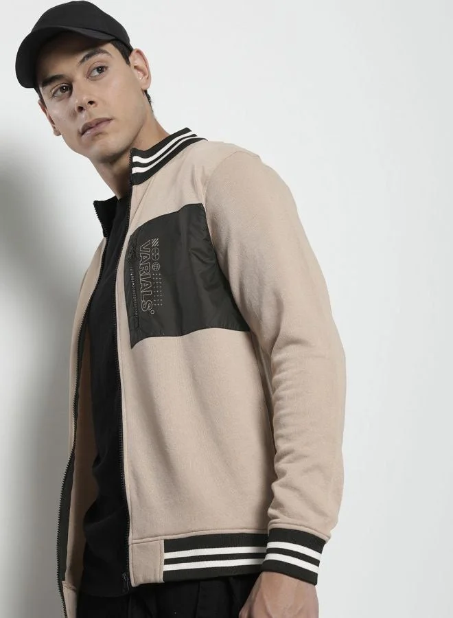 The Indian Garage Co  The Indian Garage Co Men Regular Fit Printed High Neck Full Sleeves Sweatshirt  | Best Price UAE