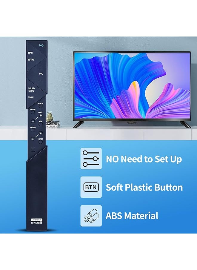 erorex - Rm Anu164 Replacement Remote Control Speaker Fit For Sony Soundbar Ht St7 Sa St7 Sa Wst7 Sub Rm Anu165 Ht St3 Sa Wst3 Ss St3 Ss Wst3 Ss Wst3 - Image 1