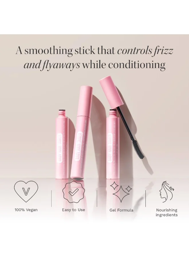 HAIR BURST Baby Hair Tamer Stick - Instant Smoothing & Finishing Baby Hair Flyaway Tamer, Non-Greasy Hair Frizz Control Brush with Nourishing Coconut & Argan Oils, Vegan & Cruelty-Free