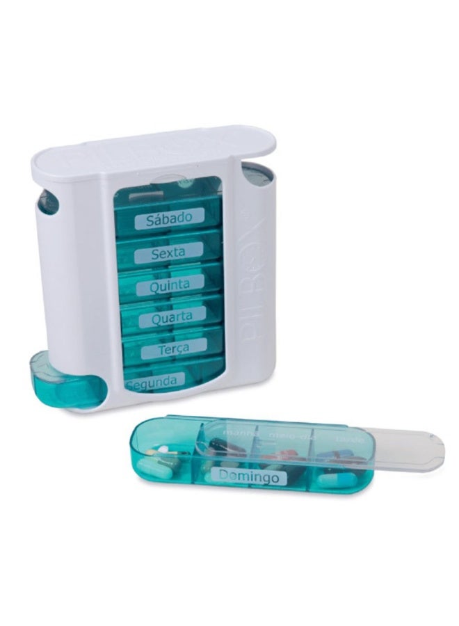 بيل بوكس صندوق أدوية أسبوعي من Pilbox 7، 7 وحدات - Image 3