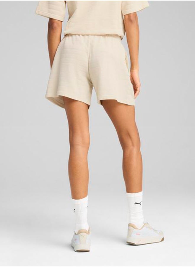 PUMA 5" Essential Elevated High-Rise Shorts  - Image 2
