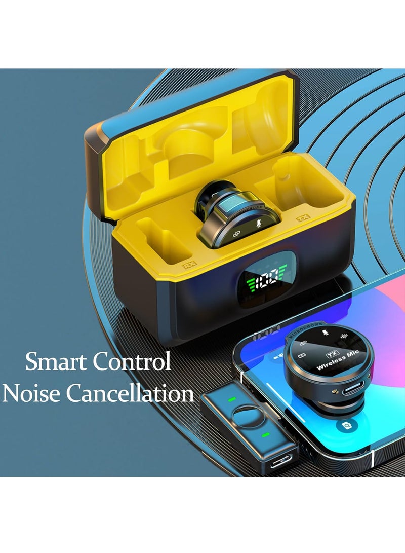 Wireless Lavalier Microphone for iPhone/Android/Camera/PC/Laptop, Professional USB C Wireless Lapel Mic Included Noise Reduction, 48H Battery for Vlog, Video Recording, Live Streaming - Image 4