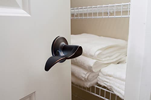 Design House 726992 Stratford Left-Hand Dummy Door Lever Oil Rubbed Bronze - Image 5