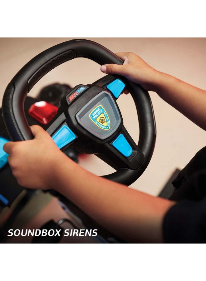 BERG Pedal Kart Buzzy Police Pedal Go Kart, Kids Ride On Toys | Pedal Cars for Kids 2-5 | Outdoor Toys Go Cart for Boys & Girls | Safe 4-Wheel Stability, EVA Tires - Image 2