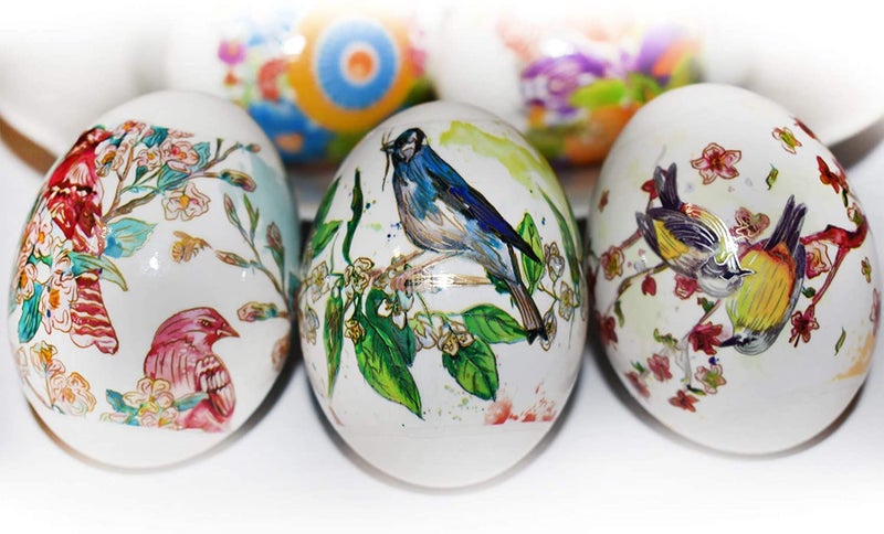 Diximus Ukrainian Easter Egg Wraps – Pysanka Egg Pysanky Supplies - Thermo Heat Shrink Sleeves - Easter Egg Decorating Kit - for 7 Easter Eggs - Watercolor - Image 2
