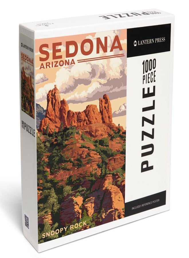 Lantern Press "Lantern Press Sedona, Arizona, Snoopy Rock, 1000 Piece Jigsaw Puzzle for Adults, Made in USA with Reference Poster" - Image 1