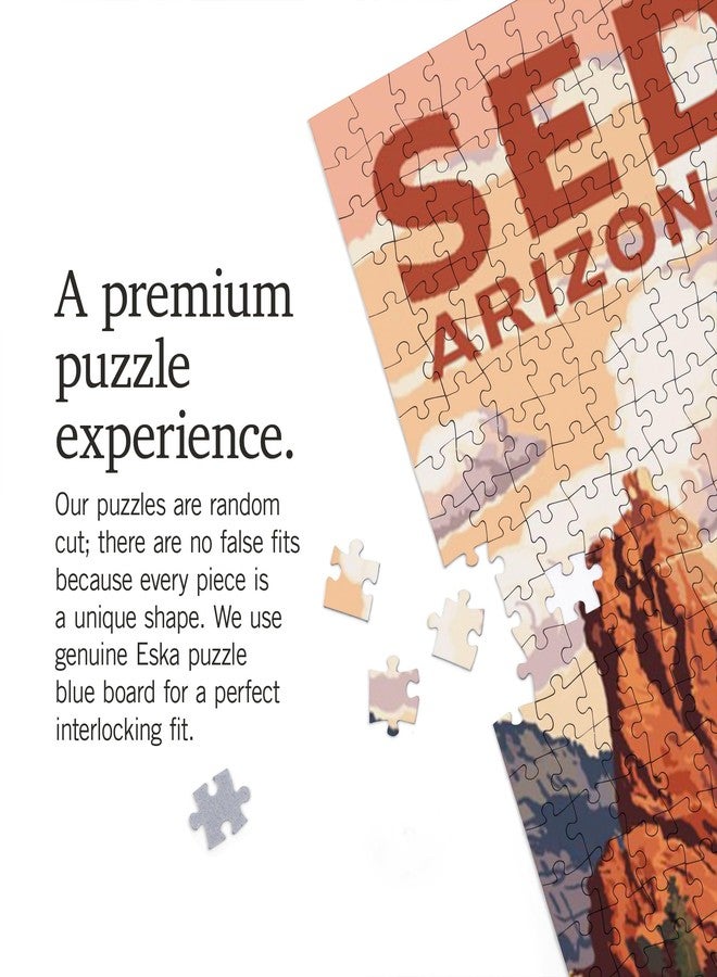 Lantern Press "Lantern Press Sedona, Arizona, Snoopy Rock, 1000 Piece Jigsaw Puzzle for Adults, Made in USA with Reference Poster" - Image 4
