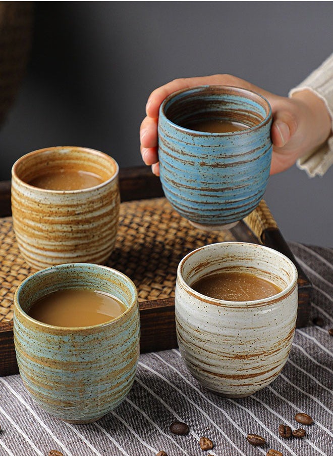 4 Pcs Ceramic Coffee Cups Handcrafted Ceramic Tea Cups Chinese Kung Fu Tea Coffee Mug - pzsku/Z68D09380CB7AA6B6FCFEZ/45/_/1727422530/76013270-3de4-42ce-8f5d-f315cbc9c91e