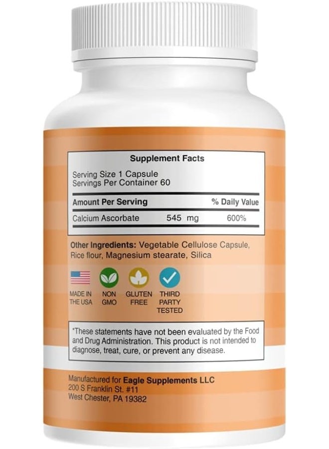 Eagle Vitamin C Capsules for Adults - 60 Count - Image 4