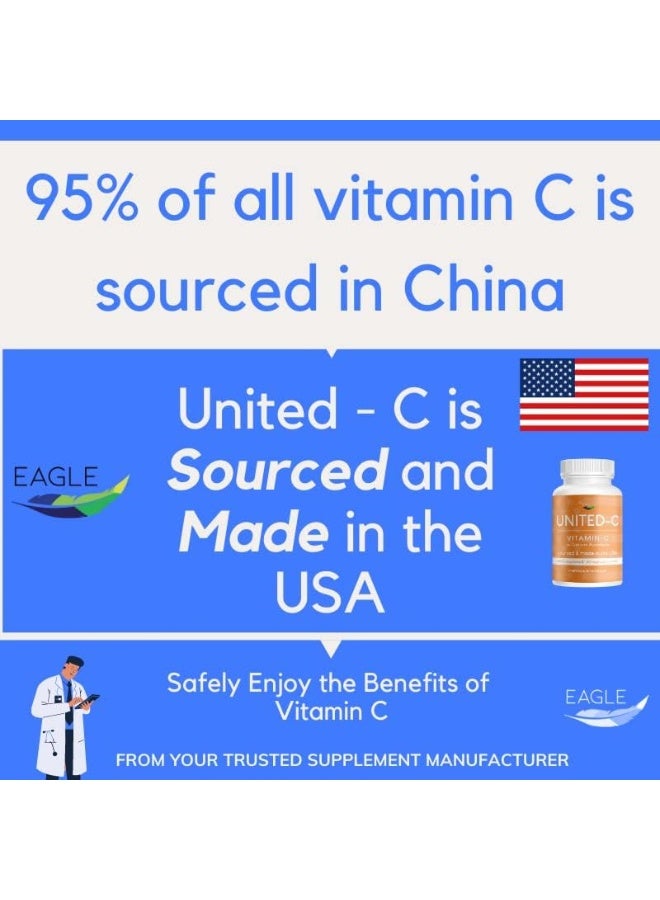 Eagle Vitamin C Capsules for Adults - 60 Count - Image 2