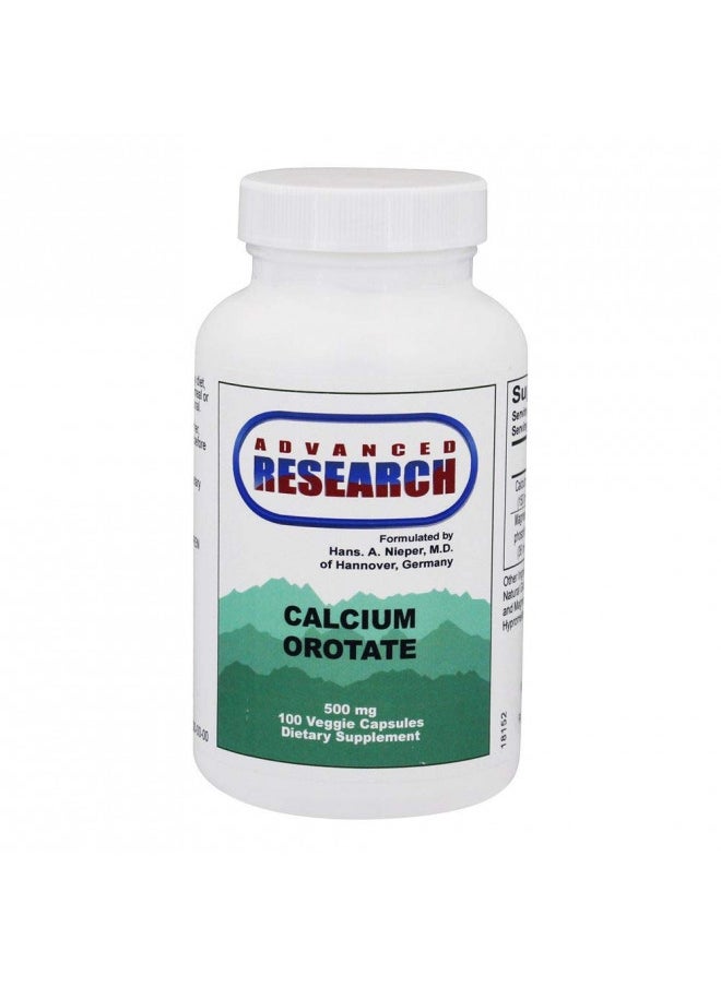 NCI Advanced Research Nci Advanced Research Dr. Hans Nieper Calcium Orotate Capsules, 100 Count  - Image 1