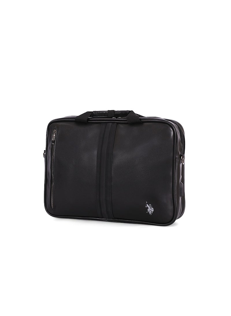 U.S. Polo Assn. U.S. POLO ASSN. 12Inch Business Laptop Bag Black  - Image 1