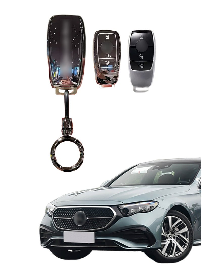 Car key protector, suitable for new Mercedes-Benz car keys, perfectly wraps the car keys, completely protects the car keys, is wear-resistant, simple and elegant, fashionable and beautiful. - Image 1