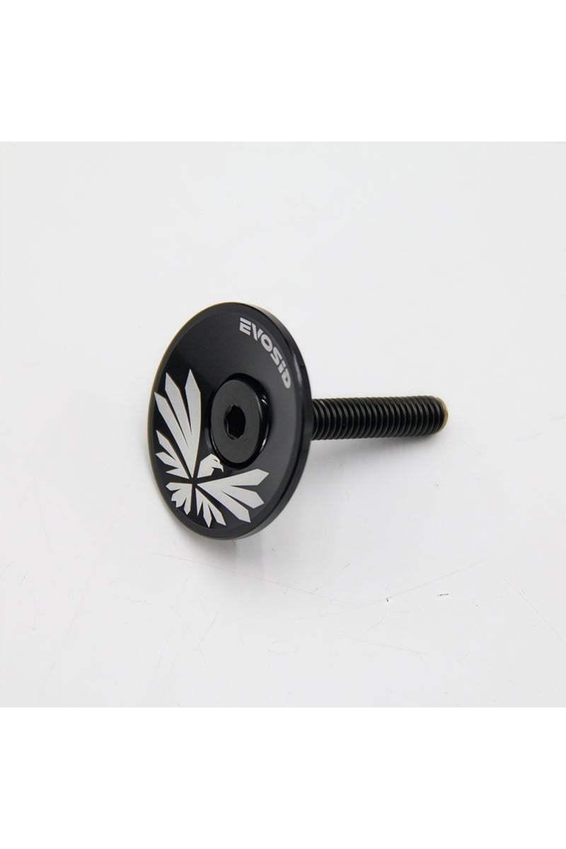 Stem Cap Black EVOSID Ultralight 5.8g Bike Stem Cover Aluminum Alloy Headset Top Cap MTB Bicycle Ste