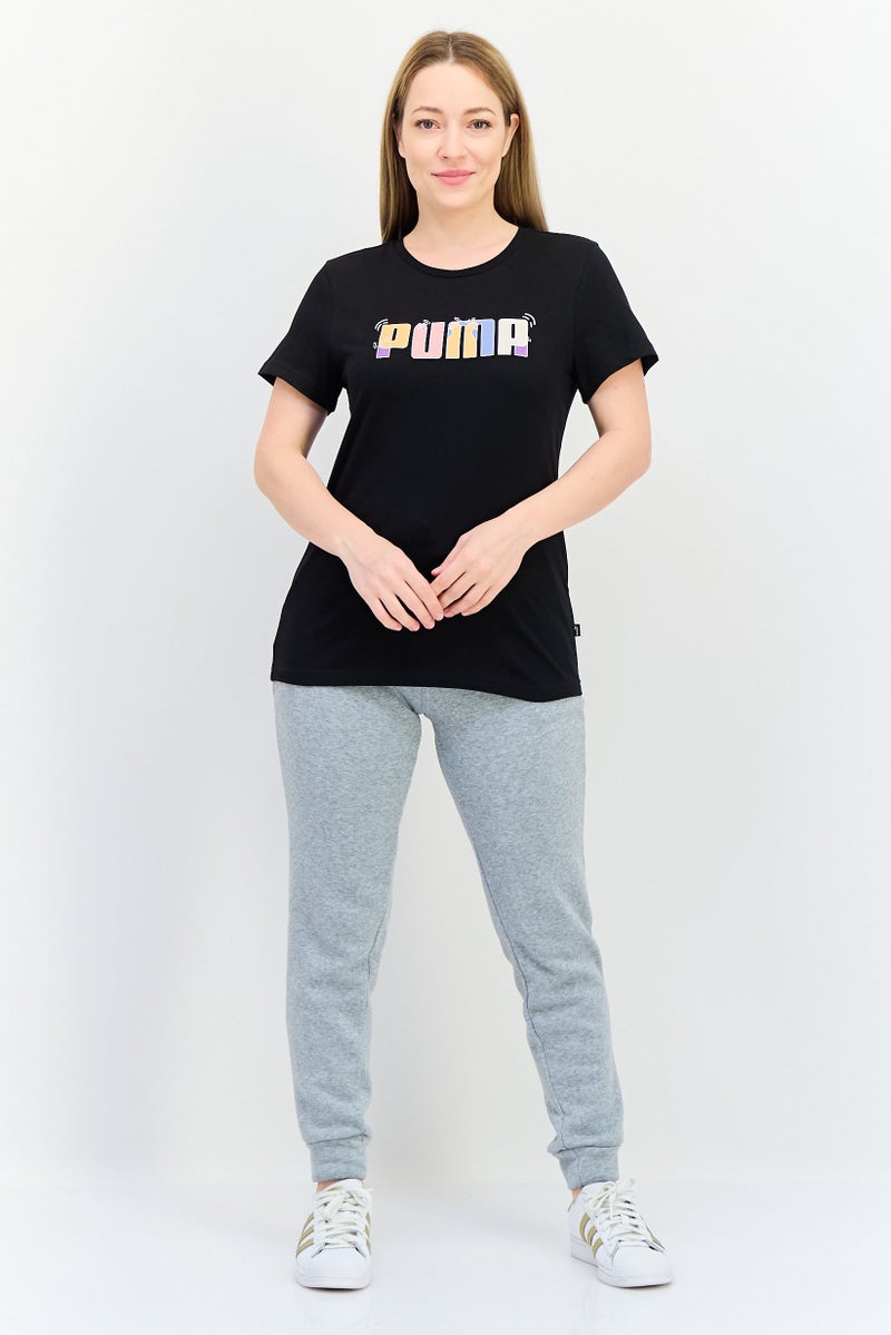 PUMA Women Sportswear Fit Short Sleeve Outdoor T-shirt, Black - Image 3