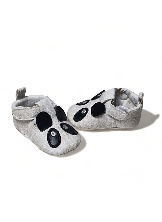 BabyShoora Baby girls shoes with panda design  - Image 1