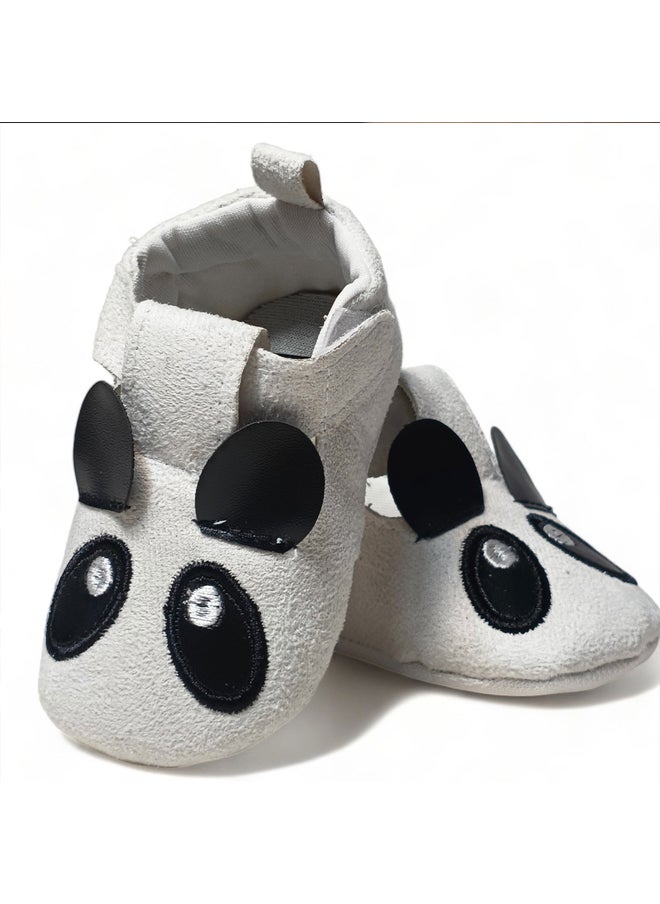 BabyShoora Baby girls shoes with panda design  - Image 2