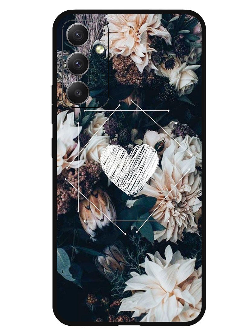 Theodor Protective Case Anti Scratch Shock Proof Bumper Cover For Samsung Galaxy M34 5G Heart In Center - Image 1