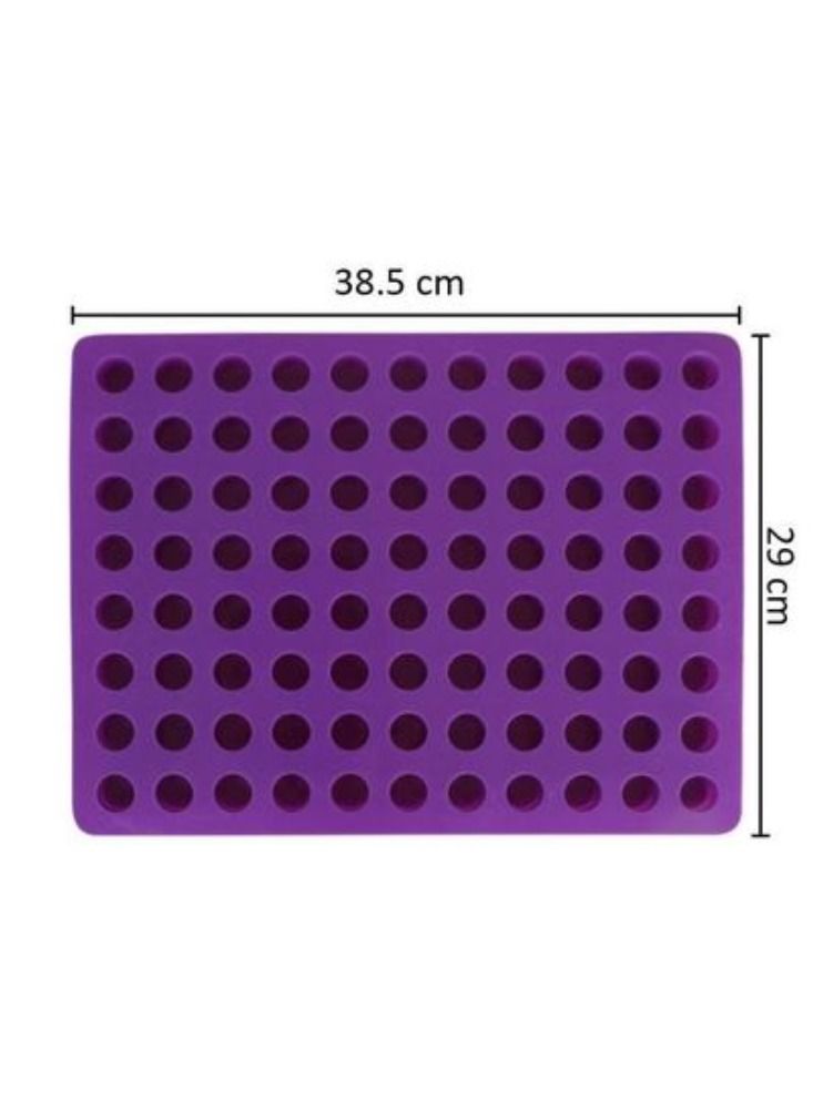 Silica Gel Ice Cube Mold, 88 Wire Racks, Mini Ice Cube Trays with Removable Lids, Cylindrical Cheesecake Molds, Silicone Molds