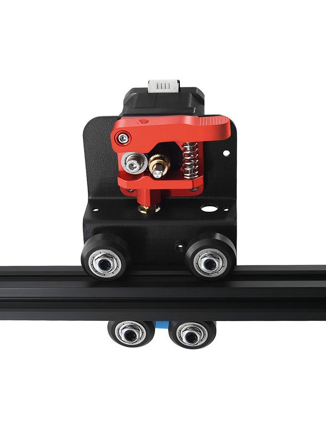 Upgrade Short-Stroke Extrusion Kit with Hot End Print Head Motor Back Support Plate with Pulley Extruding Backplate Compatible with Ender-3 / Ender-3 S /CR 10 3D Printers