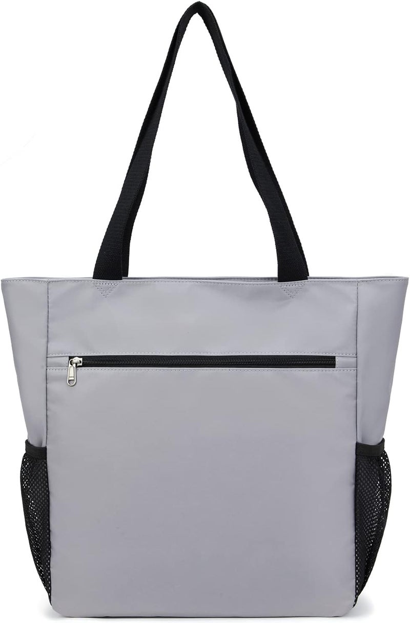 ETidy Large Capacity Foldable Tote Bag With Zipper Water-resistant SandproofWomen Beach Bag Handbag GymBag Travel ShoppingBag - Image 2